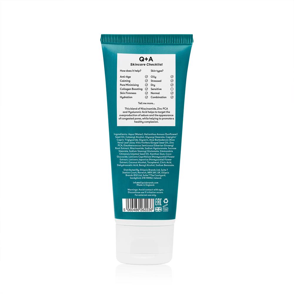 Q+A Zinc PCA Daily Moisturiser 75ml